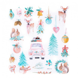 DP Craft jolly christmas glitter stickers 23 pieces