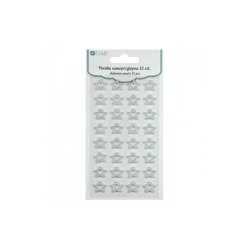 DP Craft self-adhesive pearls stars 32 pieces