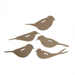 Happy Color zestaw kształtów tekturowych birds 5 szt 12x6 cm - sklep p