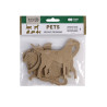 Happy Color set of cardboard shapes pets 5 pcs 12x6 cm