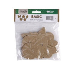 Happy Color set of basic cardboard shapes 5 pcs 10x6 cm