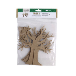 Happy Color zestaw kształtów tekturowych 3D trees 3 szt 18 i 20 cm - s