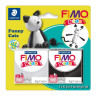 Fimo kids zestaw modelin 2x42g śmieszne koty - skelp plastyczny - szał