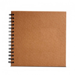 Happy Color album na spirali eco brązowy 20x20cm 30ark 180gr - sklep p