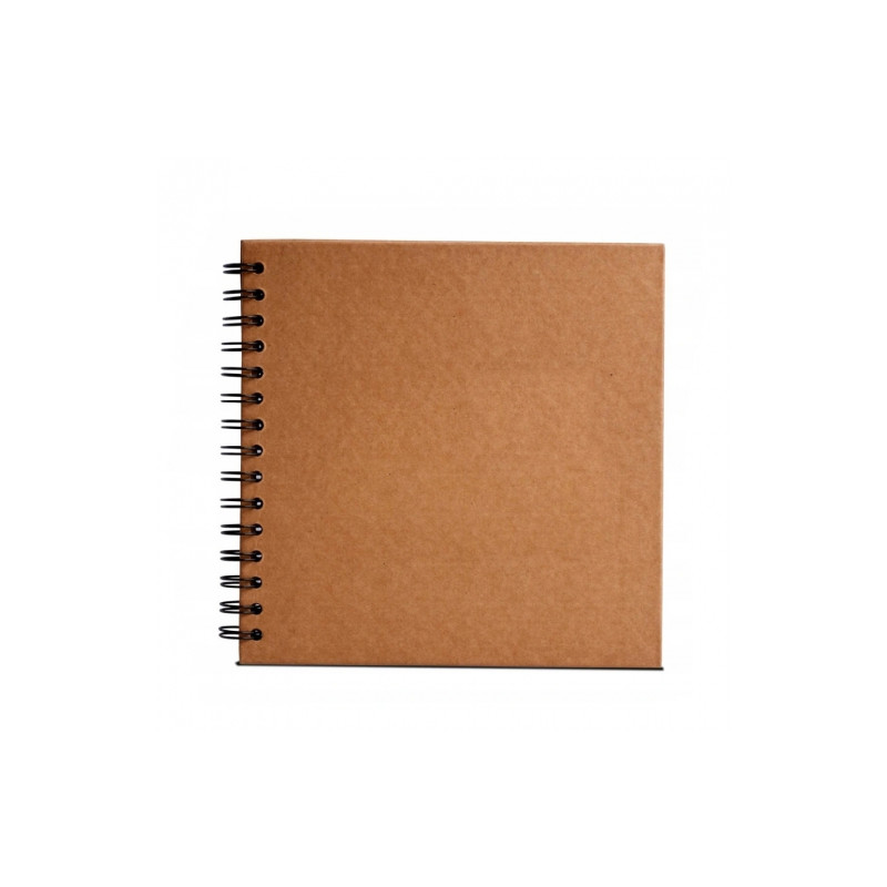 Happy Color album on a spiral eco brown 20x20cm 30ark 180gr