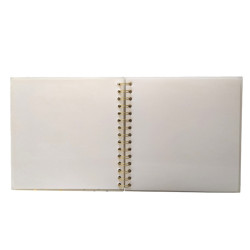Happy Color album na spirali kremowy golden dots 20x20cm 30ark 180g -