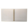 Happy Color album na spirali kremowy golden dots 20x20cm 30ark 180g -
