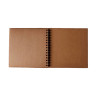 Happy Color album on a spiral eco brown 20x20cm 30ark 180gr