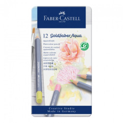 Faber-Castell watercolor pencils goldfaber aqua pastel 12 colors