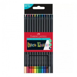 Faber-Castell black edition zestaw 12 kredek - sklep plastyczny - szał