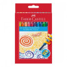 Faber-Castell zestaw 12 szt kredek woskowych twist - sklep plastyczny