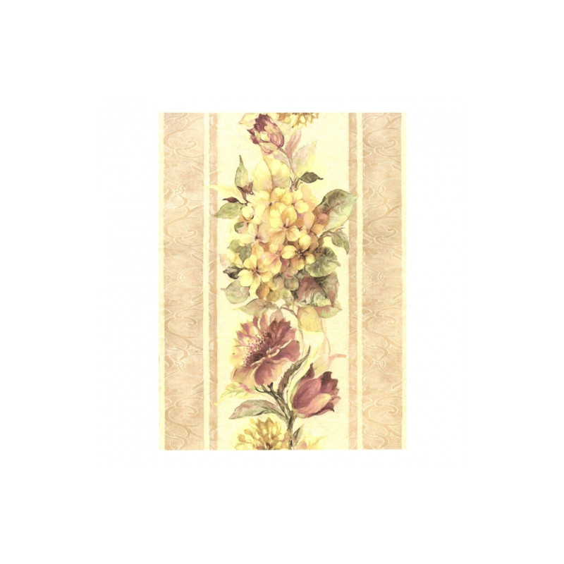 Rice decoupage paper vintage flowers A4 ITD R313
