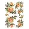 Papier ryżowy do decoupage kwiaty róże A4 ITD R251 - sklep plastyczny