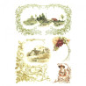 Rice paper for decoupage landscape ornaments A4 ITD R347