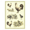 Papier ryżowy do decoupage A4 ITD R268 wielkanoc retro - sklep plastyc
