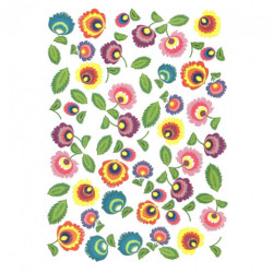 Papier ryżowy do decoupage folklor A4 ITD R309- sklep plastyczny szał