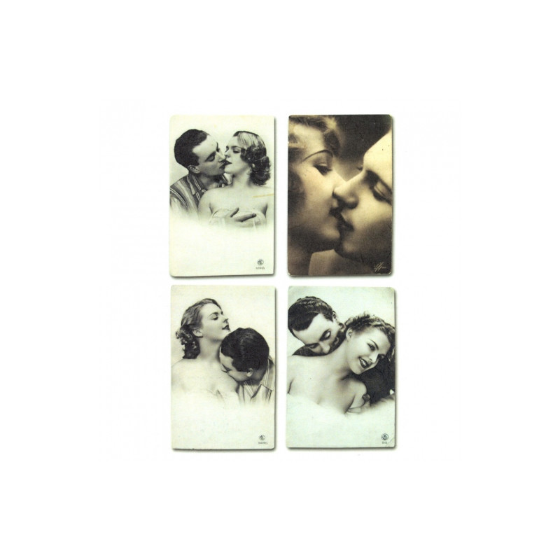 Rice paper for decoupage retro couple A4 ITD R283