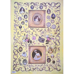 Papier do decoupage Annabelle 50x70cm - sklep plastyczny - szał dla pl