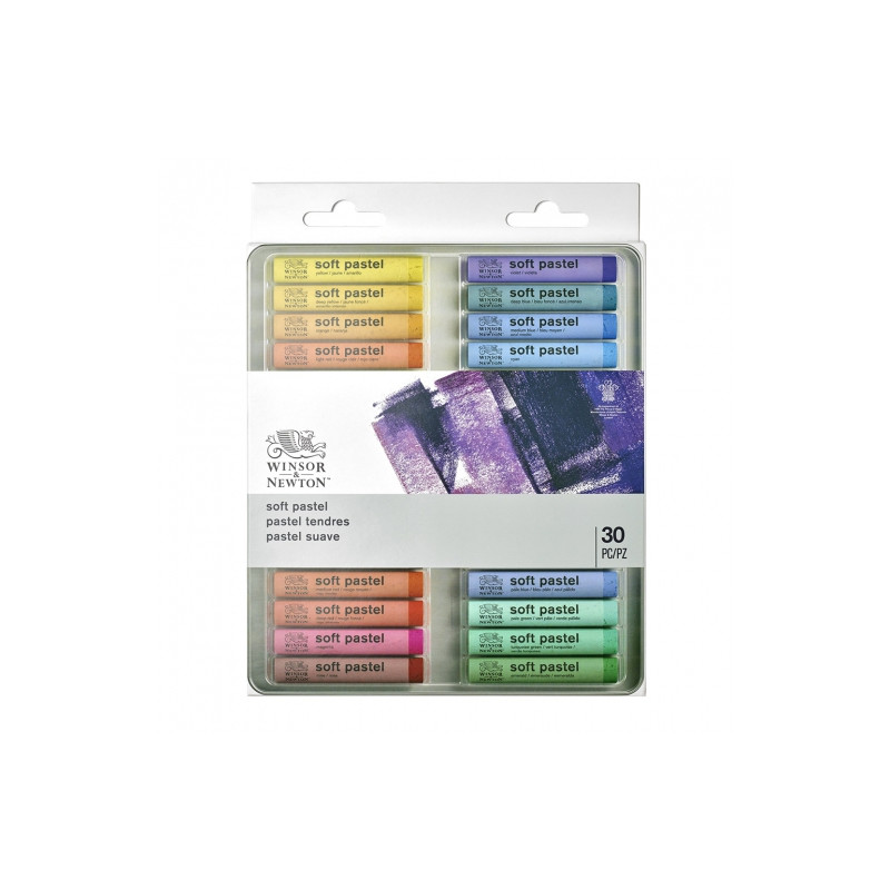 Winsor&Newton zestaw 30 pasteli suchych - sklep plastyczny - szał dla
