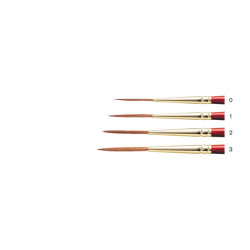 Winsor&Newton pędzle sceptre gold II s.303 okrągłe krótka rączka dł wł