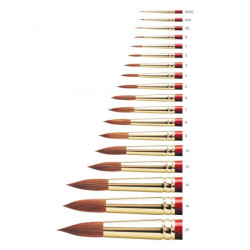 Winsor&Newton pędzle sceptre gold II s.101 okrągłe krótka rączka sobol