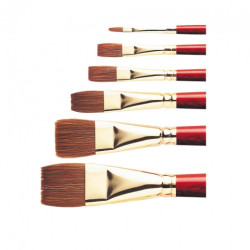 Winsor & Newton brushes scepter gold II p.505 flat long handle sable +