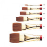 Winsor & Newton brushes scepter gold II s.606 flat short handle sable