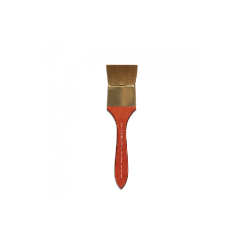 Winsor & Newton brushes scepter gold II 50mm flat sable + synthetic