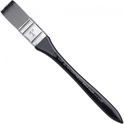 Winsor & Newton brushes artists acrylic synthetic flat short handle