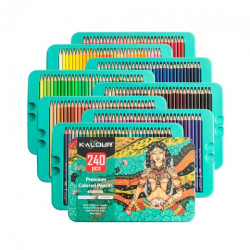 Kalor premium colored pencils expert soft touch set of 240 artistic cr