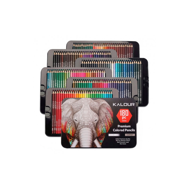 Kalor premium colored pencils expert set of 180 artistic crayons
