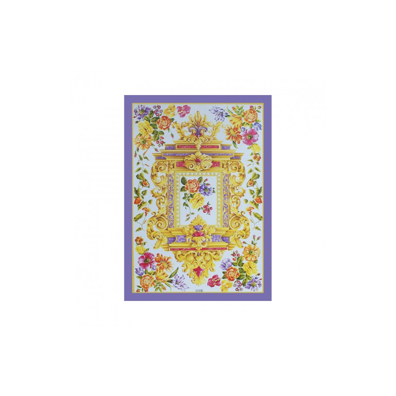 Decoupage paper kwaty frame CAL092
