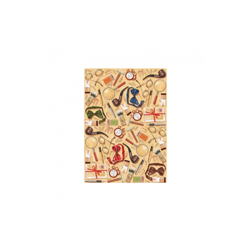 Papier do decoupage męski papier CAL089E 50x70cm - sklep plastyczny -