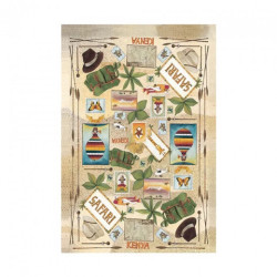 Papier do decoupage safari 50x70cm - sklep plastyczny - szał dla plast