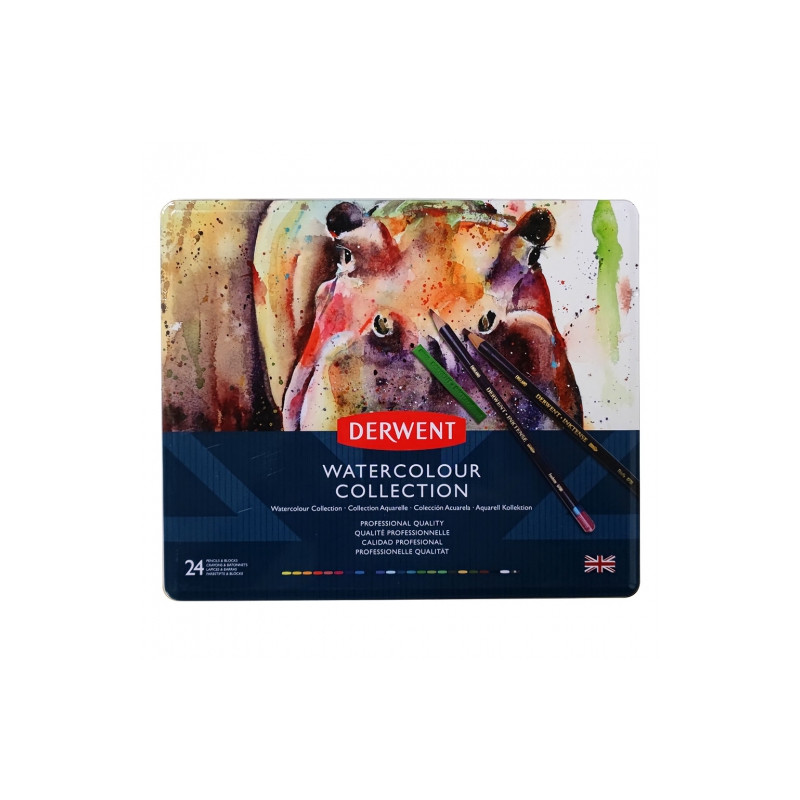 Derwent watercolor collections set of 24 watercolor elements