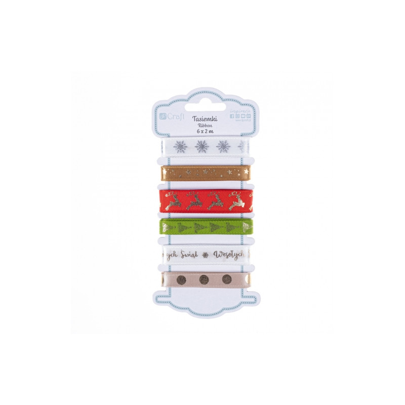 DP Craft jolly christmas ribbons 6x2m