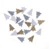 DP Craft kształty z drewna choinki brokatowe dwustronne 1,5 x 2 cm 21
