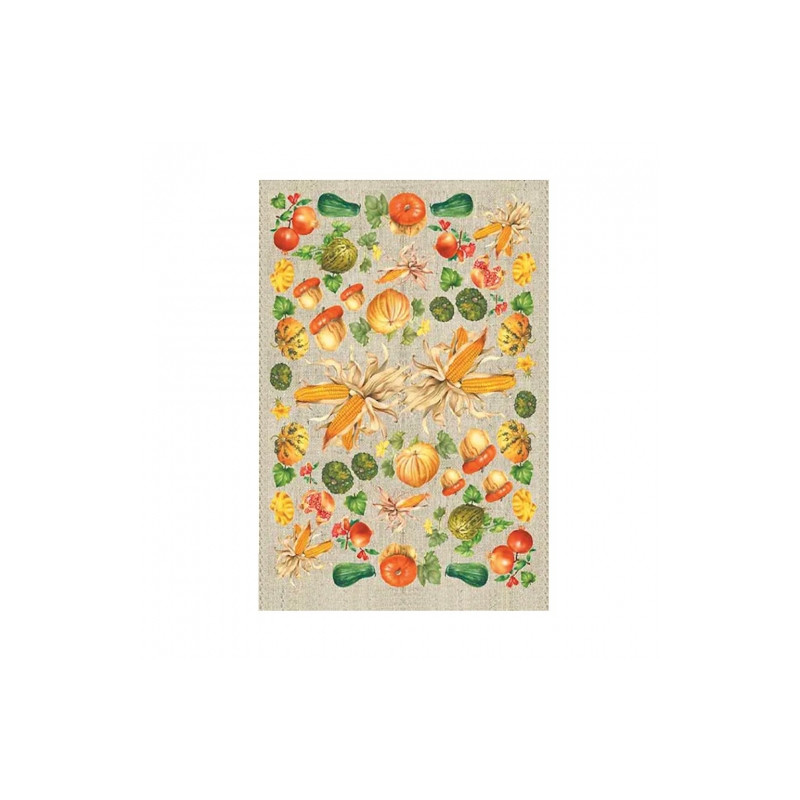 Papier do decoupage 50x70cm warzywa CAL038E - sklep plastyczny - szał