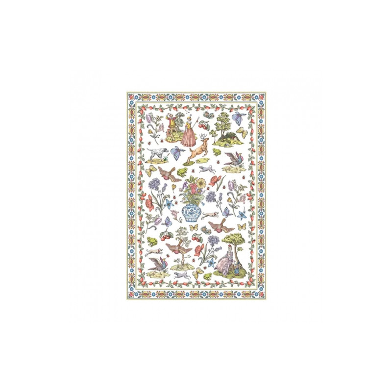 Decoupage paper 50x70cm butterflies flowers ornaments