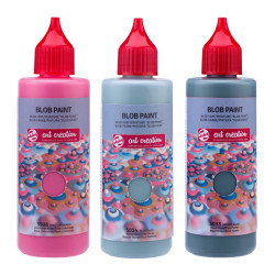 Talens art creation blob paint set pink 3x80ml