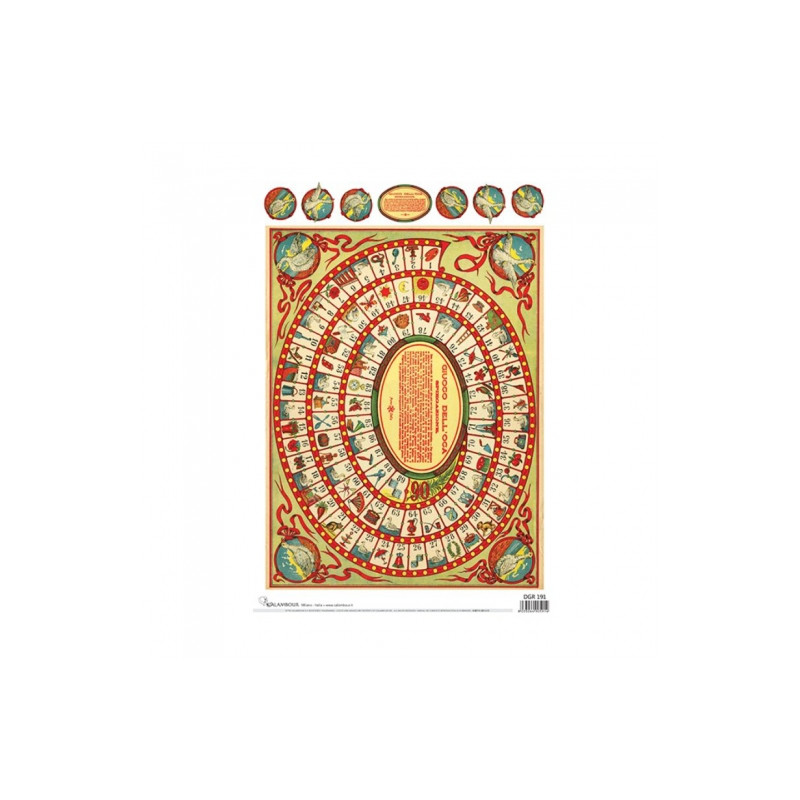 Calambour digital rice paper toy board DGR 191 32x45cm