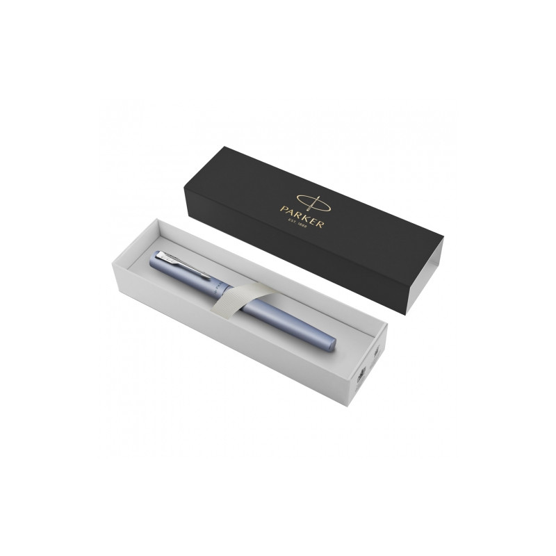 Parker vector xl silver blue fountain pen