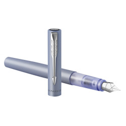 Parker vector silver blue pióro wieczne - sklep plastyczny - szał dla