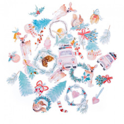 DP Craft kształty papierowe jolly christmas 44 szt - sklep plastyczny