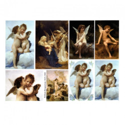 Papier do decoupage anioły 996-0131/A3 - sklep plastyczny - szał dla p