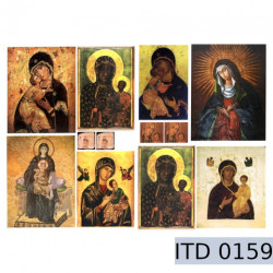 Papier do decoupage ikony 996-0159/A3 - sklep plastyczny - szał dla pl
