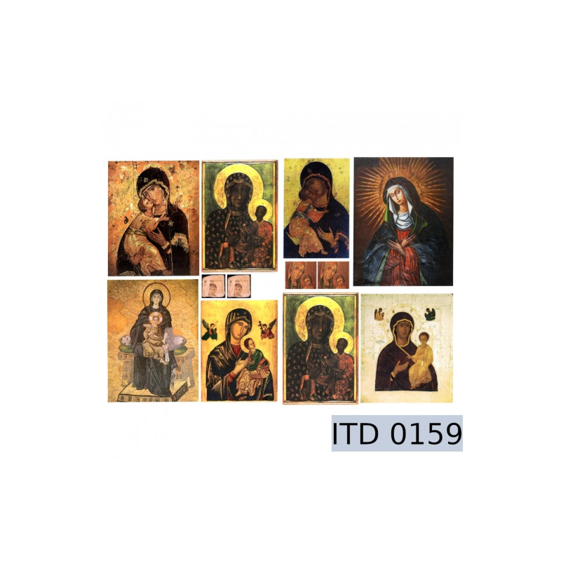 Papier do decoupage ikony 996-0159/A3 - sklep plastyczny - szał dla pl
