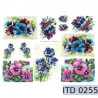 Decoupage paper flowers 996-0255 / A3