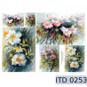 Papier do decoupage kwiaty 996-0253/A3 - sklep plastyczny - szał dla p