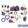 Papier do decoupage lawenda 996-0267/A3 - sklep plastyczny - szał dla